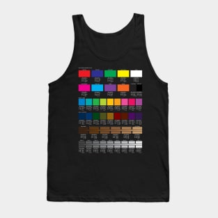 Basic Colour Test For DTG (CMYK to sRGB) Tank Top